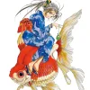 Kousuke Fujishima Signed Limited Edition Framed Oh My Goddess! Primagraphie Art Print: Summer Festival Hot