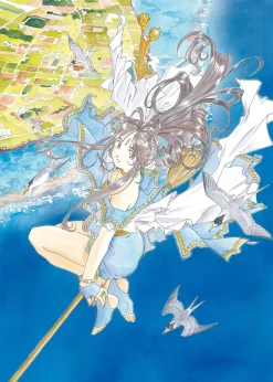 Kousuke Fujishima Signed Limited Edition Framed Oh My Goddess! Primagraphie Art Print: Celestial Reflection Discount