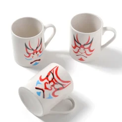 Kumadori Kabuki Face Mugs New