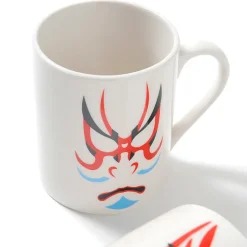 Kumadori Kabuki Face Mugs New