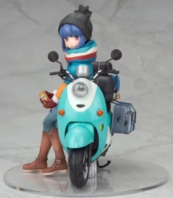 Laid-Back Camp Rin Shima w/ Scooter 1/10 Scale Figure (Re-run) Outlet