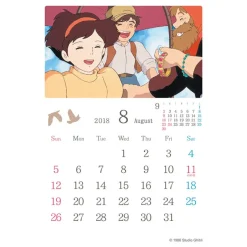 Calendars>Laputa: Castle in the Sky 2018 Stained Frame Calendar