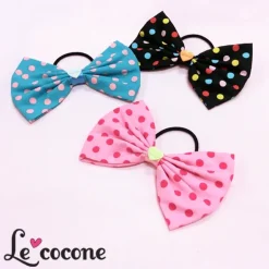 Le cocone Big Ribbon Dot Pattern Hair Band Online