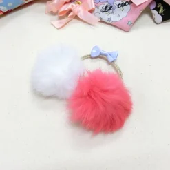 Jewelry & Hair Accessories>Le cocone Double Pom-Pom Hair Band