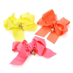 Le cocone Neon Ribbon Hair Tie Hot