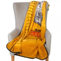 Blankets>Legend of Zelda Gold Cartridge Throw Blanket