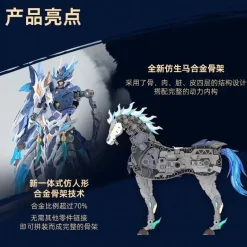 Legend of Star General MNP-XH05 Zhao Yun & Yu Lan Bai Long Ju Action Plastic Model Kit New