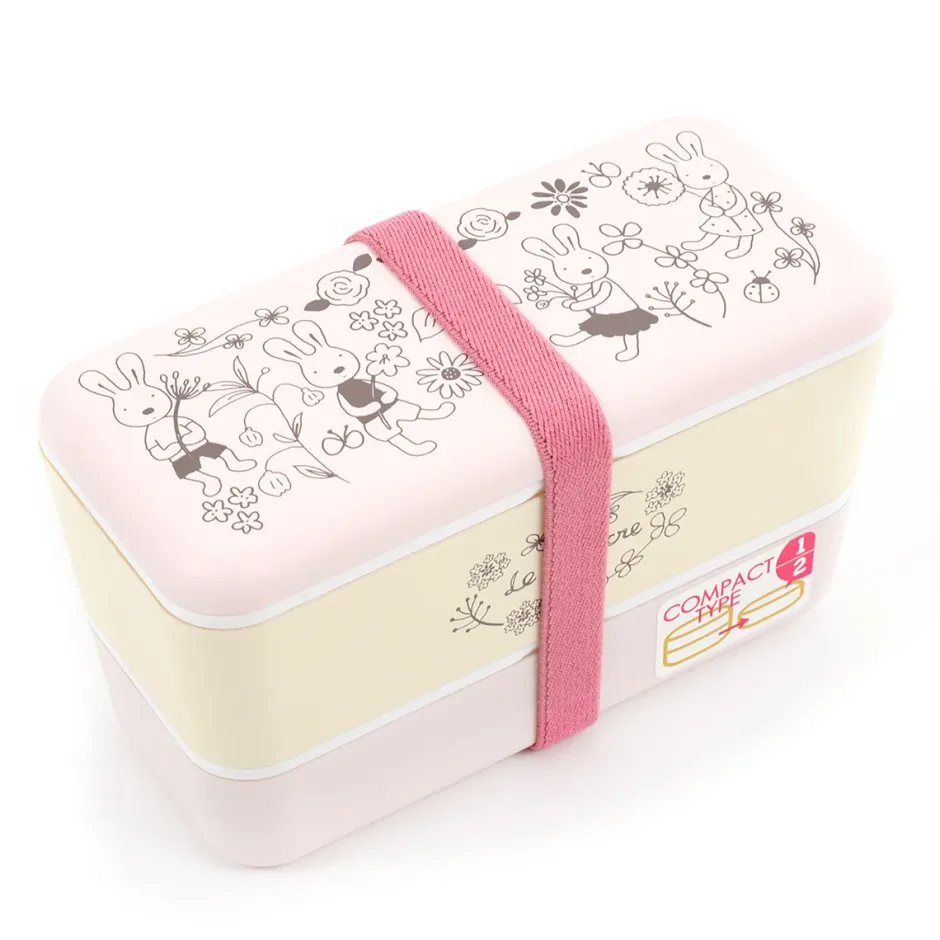 le sucre Lacquerware 2-Tier Rectangular Lunch Box Discount