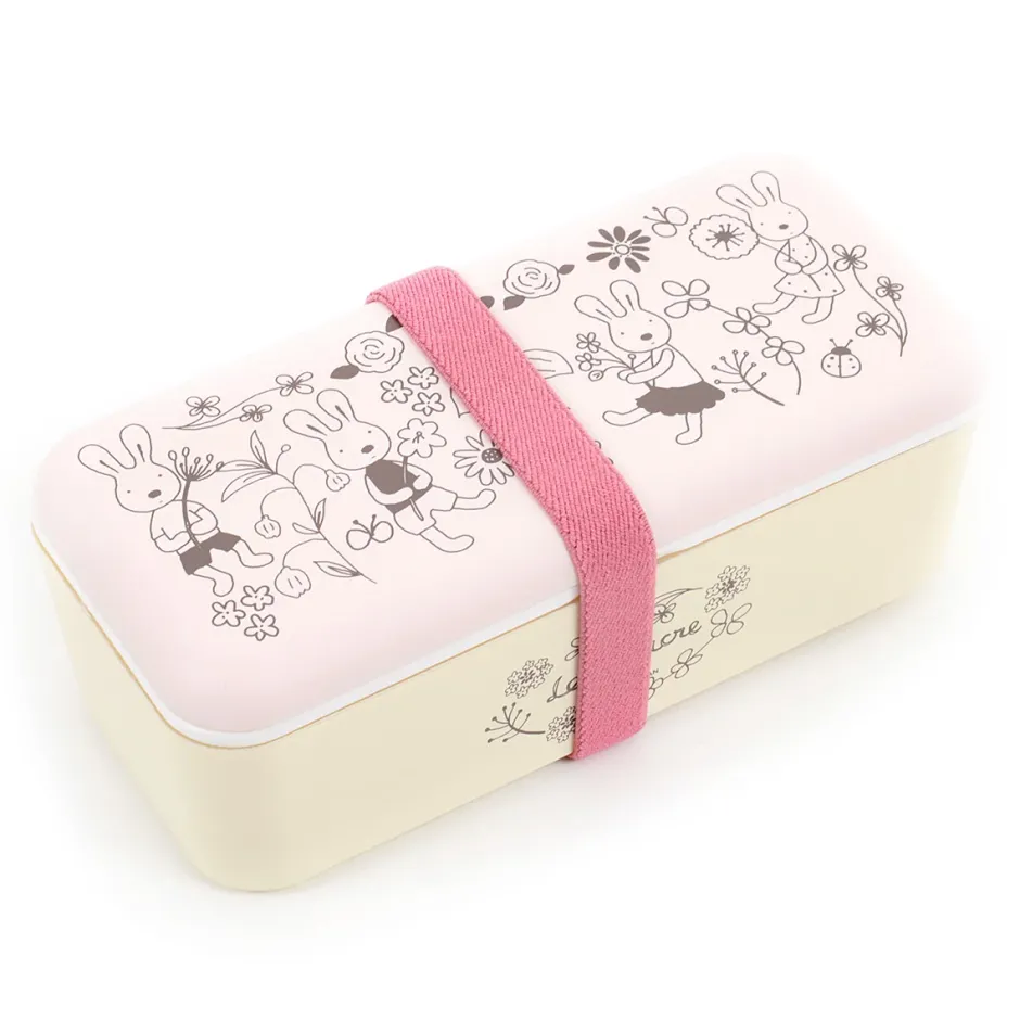 le sucre Lacquerware 2-Tier Rectangular Lunch Box Discount