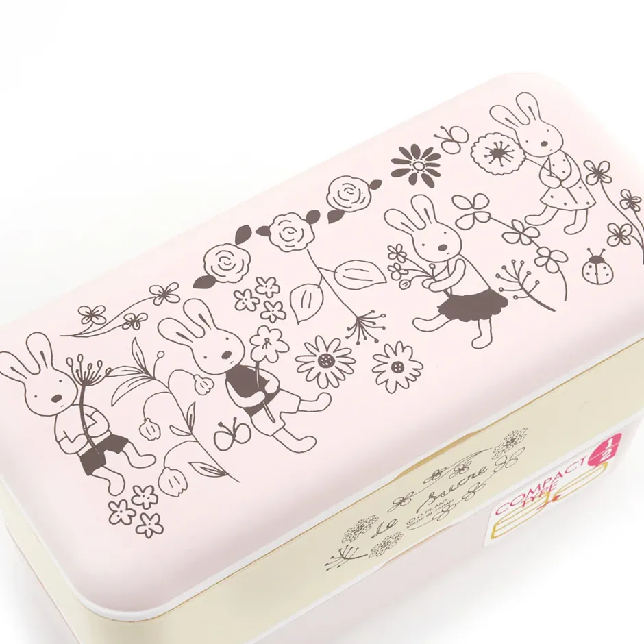 le sucre Lacquerware 2-Tier Rectangular Lunch Box Discount