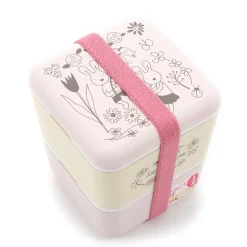 le sucre Lacquerware 2-Tier Square Lunch Box Hot