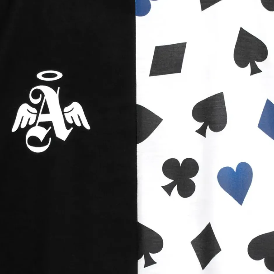 Tops>LISTEN FLAVOR Ace of Heart Playing Cards Switching Top