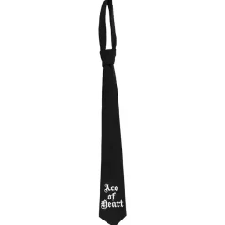 LISTEN FLAVOR Ace of Hearts 2-Way Shirt w/ Necktie Clearance