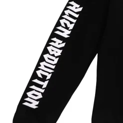 LISTEN FLAVOR Alien Abduction Zippered Shoulder Hoodie Clearance