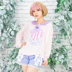 Bottoms>LISTEN FLAVOR Angelic Lace-up Ribbon Shorts
