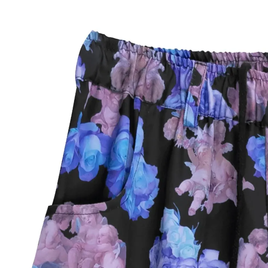 LISTEN FLAVOR Angel's Rose Garden Wide Pants Online