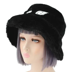 LISTEN FLAVOR Angel Wings Fur Bucket Hat Hot