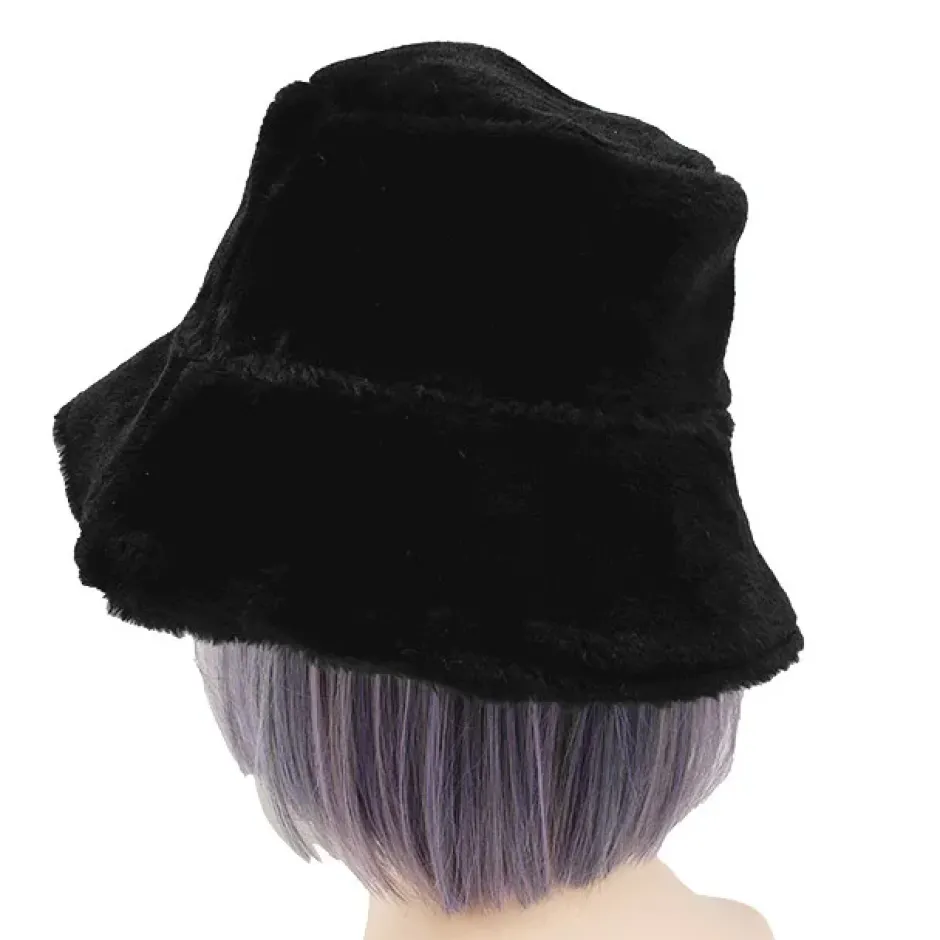 LISTEN FLAVOR Angel Wings Fur Bucket Hat Hot