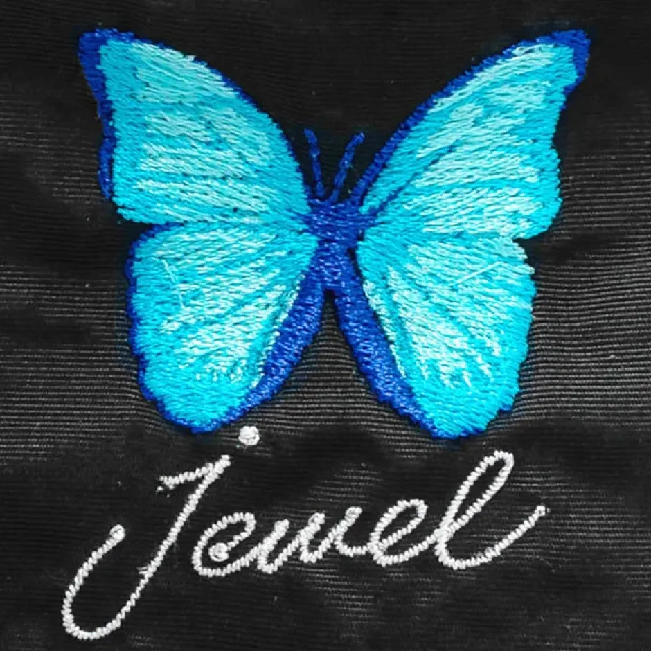 LISTEN FLAVOR 2021 Anniversary Collection Morpho Embroidered Black Bucket Hat Outlet