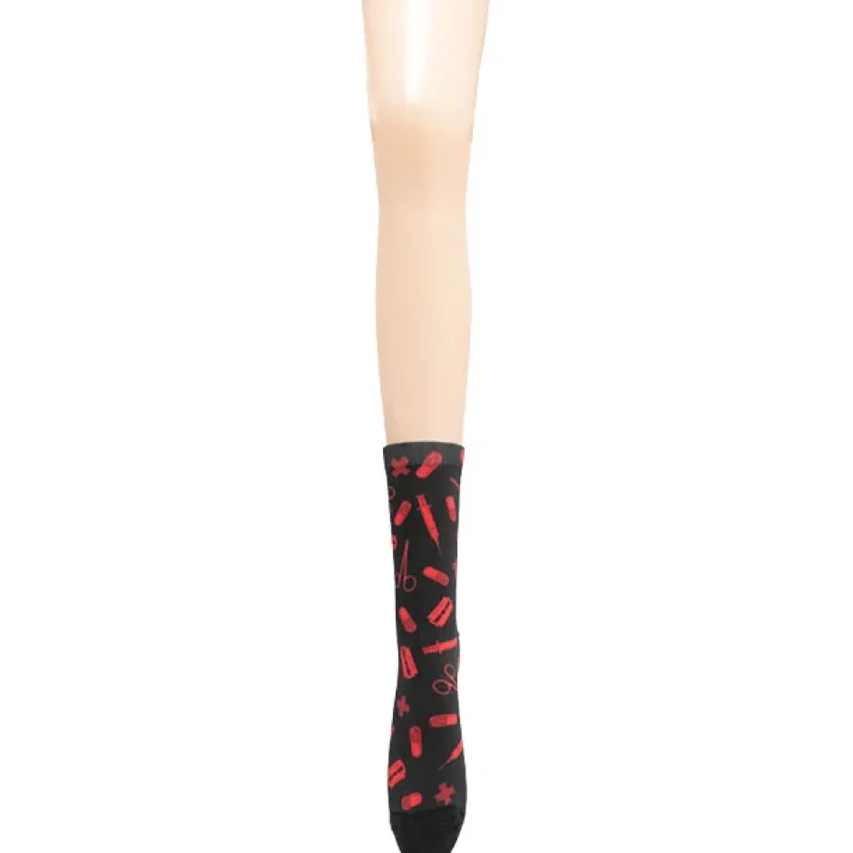 LISTEN FLAVOR 2021 Anniversary Collection Medical Pattern Socks