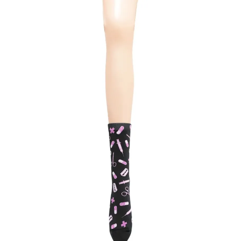 LISTEN FLAVOR 2021 Anniversary Collection Medical Pattern Socks