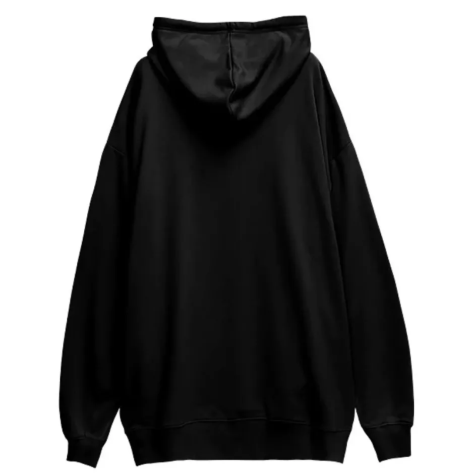 LISTEN FLAVOR Arcade Game Sleeve Line Hoodie Black