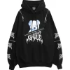 Jackets & Hoodies>LISTEN FLAVOR Bandage Bear Shoulder Zip 2-Way Hoodie