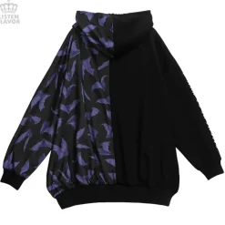 LISTEN FLAVOR Bat Double Zipper Hoodie Clearance