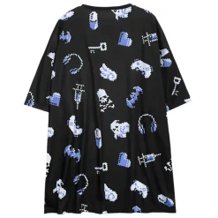 LISTEN FLAVOR 8bit Full Graphic Big T-Shirt Clearance