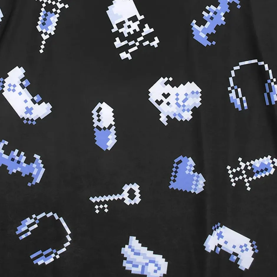 LISTEN FLAVOR 8bit Full Graphic Big T-Shirt Clearance