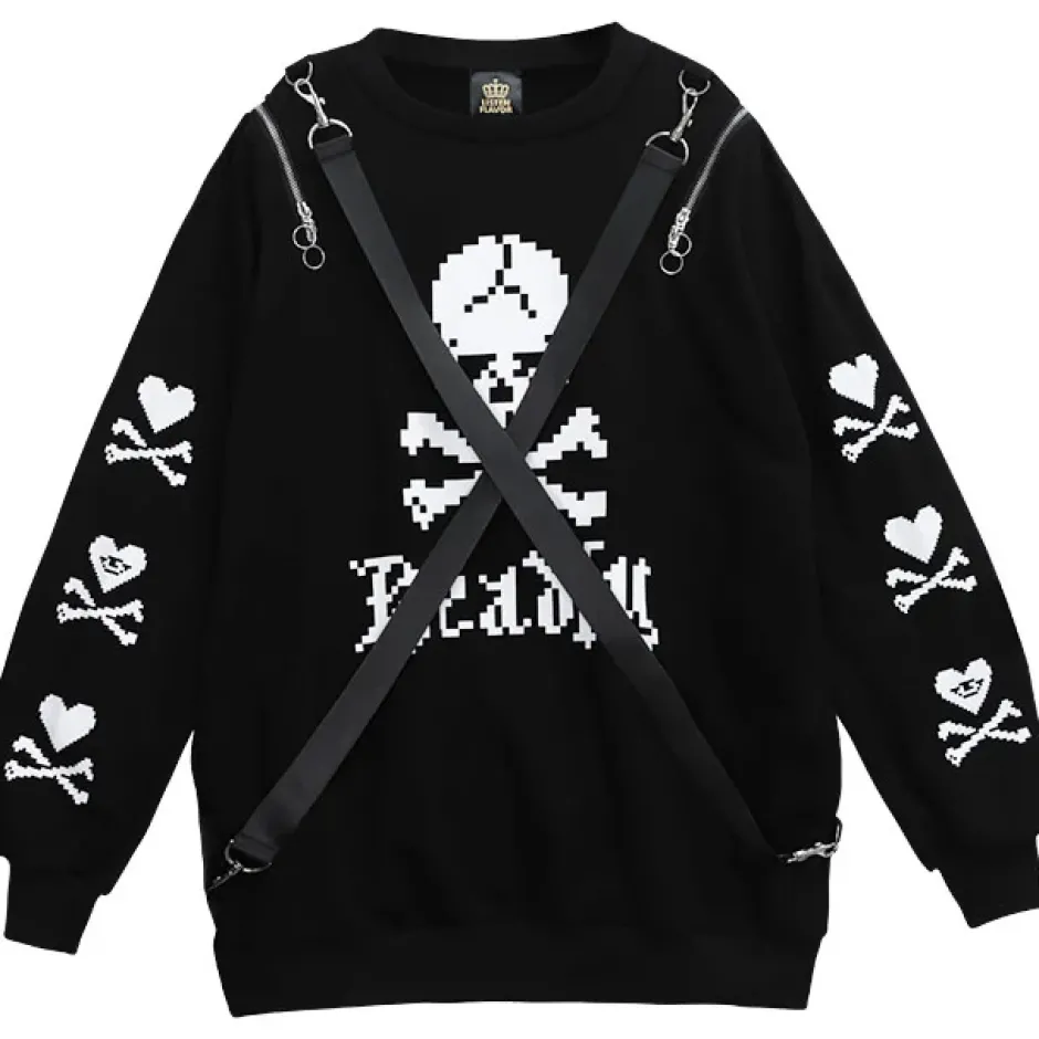 Jackets & Hoodies>LISTEN FLAVOR 8-Bit Harness Pullover
