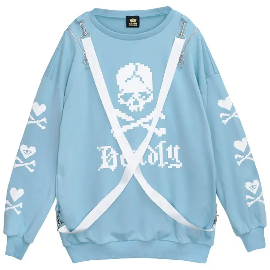 Jackets & Hoodies>LISTEN FLAVOR 8-Bit Harness Pullover