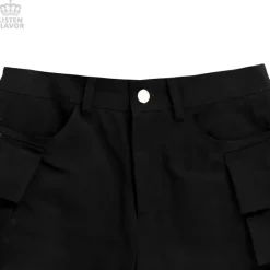 LISTEN FLAVOR Black Cargo Shorts Best