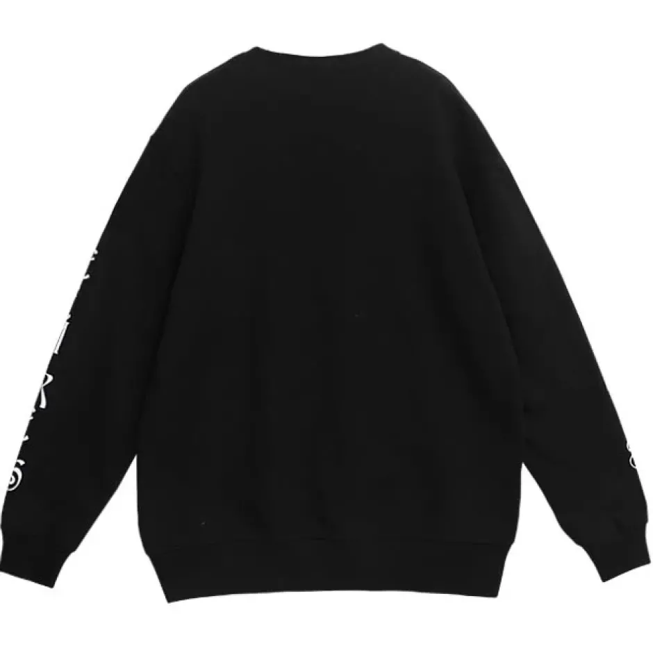 Jackets & Hoodies>LISTEN FLAVOR Black Empress Tarot Pullover