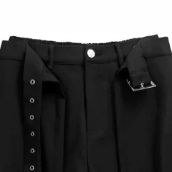 LISTEN FLAVOR Black Layered Eyelet Skirt w/ Shorts Discount