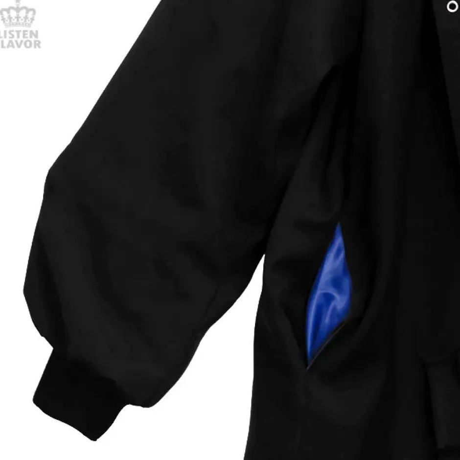 LISTEN FLAVOR Black Parachute Hood Blouson w/ Harness Belt Sale