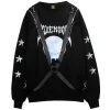 Jackets & Hoodies>LISTEN FLAVOR Blue Moon Harness Pullover