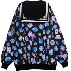 LISTEN FLAVOR Blue Rose Sailor Blouson Discount