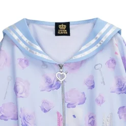 LISTEN FLAVOR Blue Rose Sailor Blouson Discount