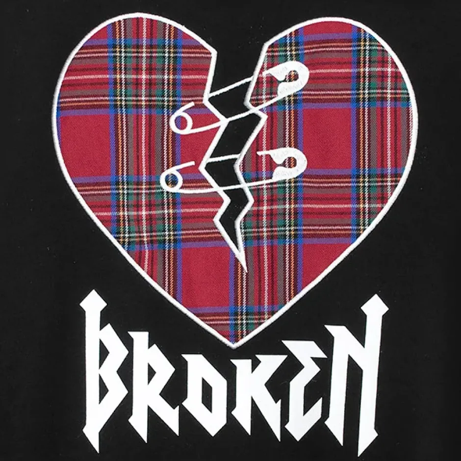 Jackets & Hoodies>LISTEN FLAVOR Broken Heart Pullover