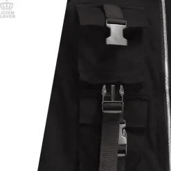 LISTEN FLAVOR Buckle Pocket Zip Skirt Clearance