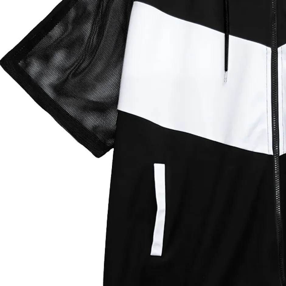 LISTEN FLAVOR Cat Ear Capsule Mesh Jersey Hoodie Sale