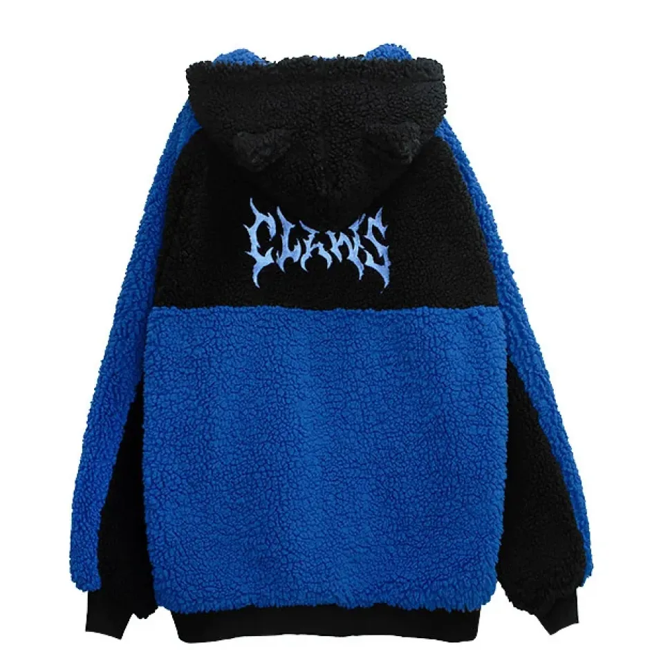 Jackets & Hoodies>LISTEN FLAVOR Cat Ear Fire Boa Blouson