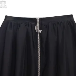 LISTEN FLAVOR Center Zip Hemline Skirt Online