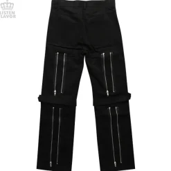LISTEN FLAVOR Checkered Convertible Bondage Pants