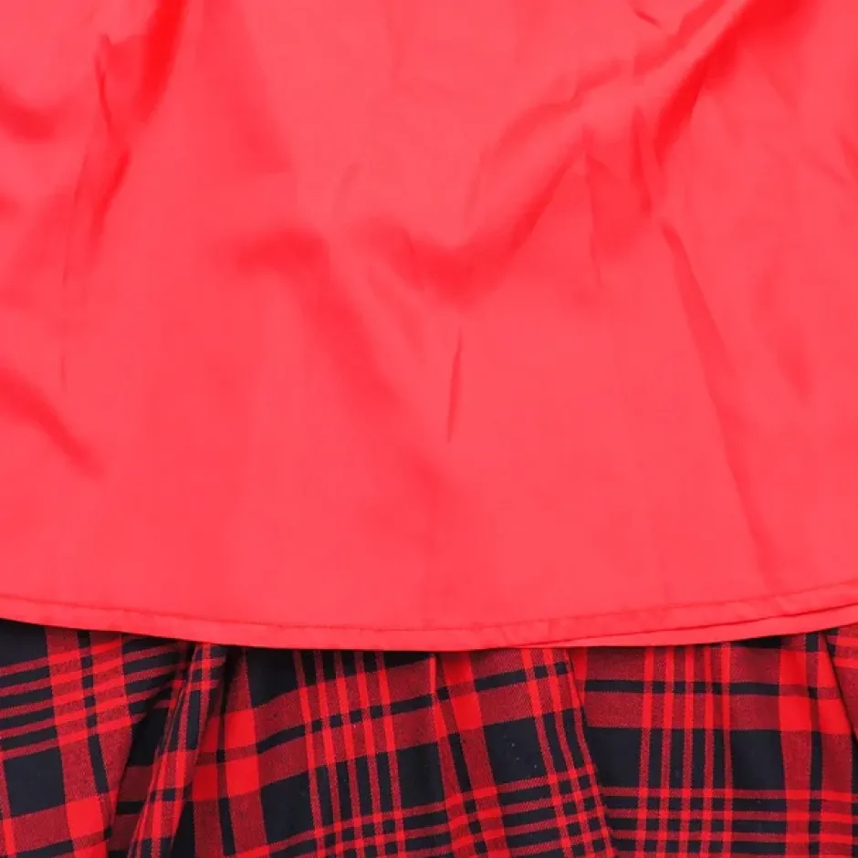Bottoms>LISTEN FLAVOR Checkered Maxi Skirt