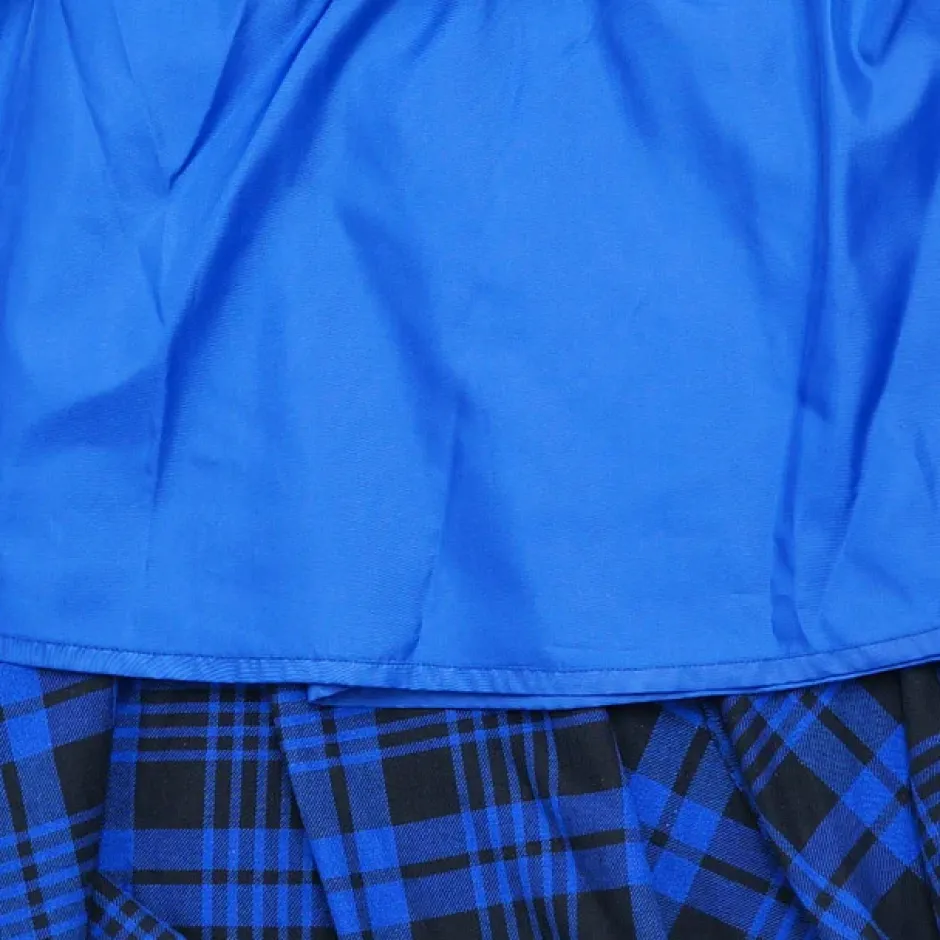 Bottoms>LISTEN FLAVOR Checkered Maxi Skirt