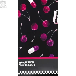 LISTEN FLAVOR Cherry Knee-High Socks Best