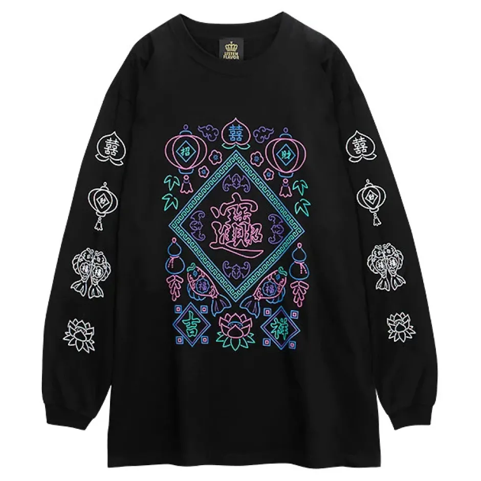 LISTEN FLAVOR China Long Sleeve T-Shirt Outlet