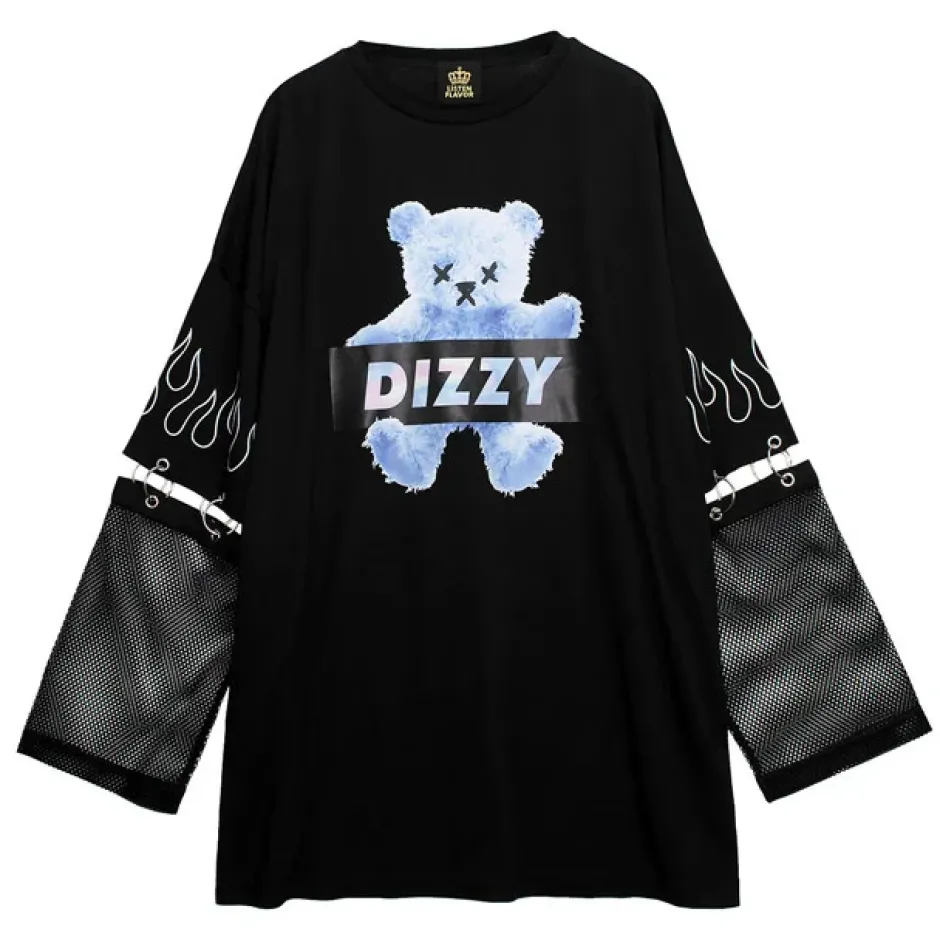 LISTEN FLAVOR Daisy Bear Mesh Big Top Best